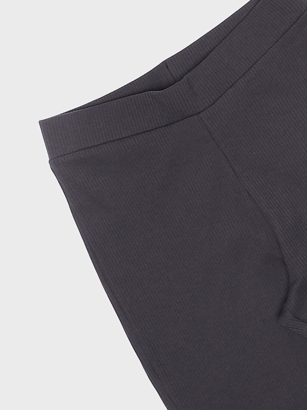 بنطلون ليجن بخصر مرن وأرجل إسبانية للسيدات-1