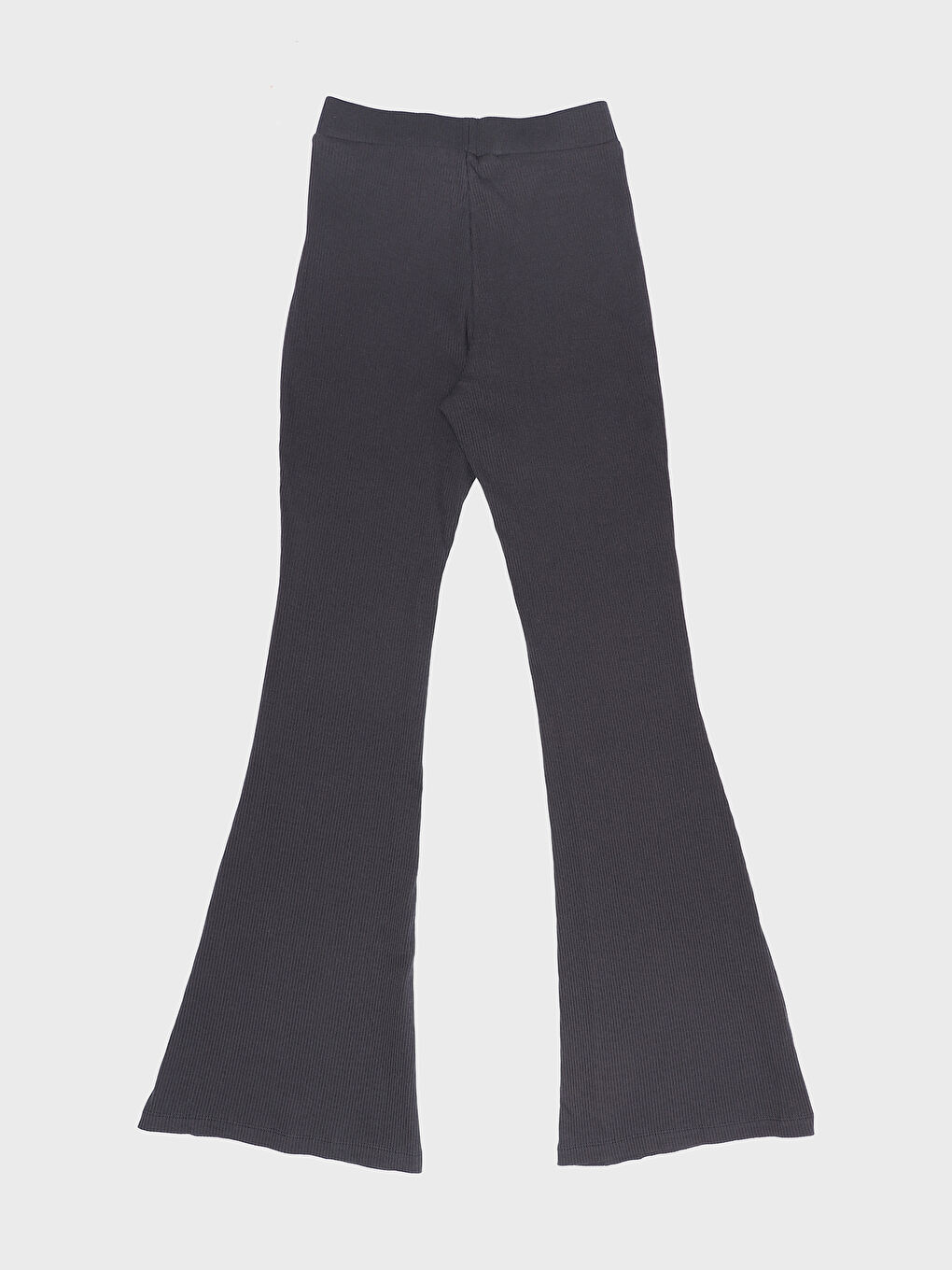 بنطلون ليجن بخصر مرن وأرجل إسبانية للسيدات-3