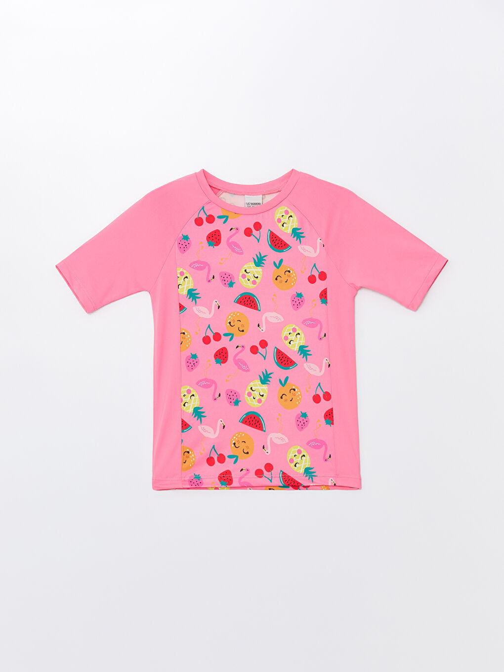 Pembe Hızlı Kuruyan Kız Çocuk Yüzme Takım-3