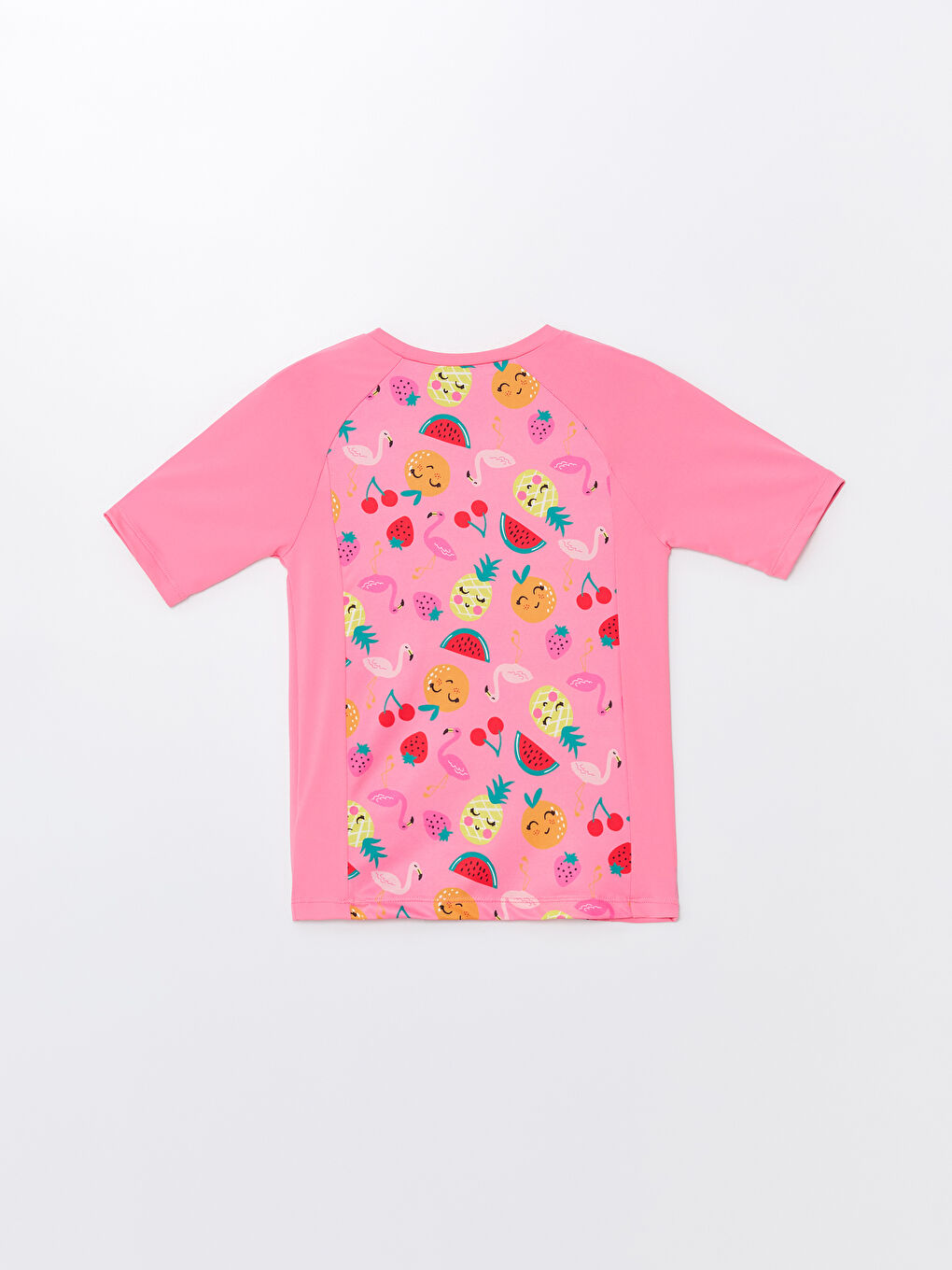 Pembe Hızlı Kuruyan Kız Çocuk Yüzme Takım-4