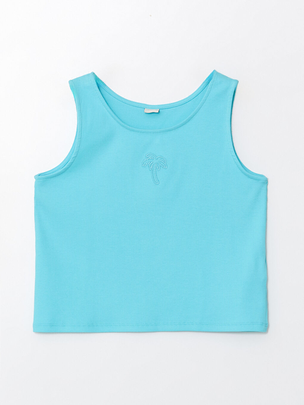 Crew Neck Girl's Crop Singlet