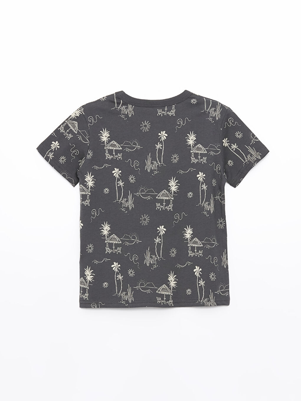 Футболка с круглым вырезом, с принтом, с коротким рукавом, для мальчиков, 2 упаковки-3