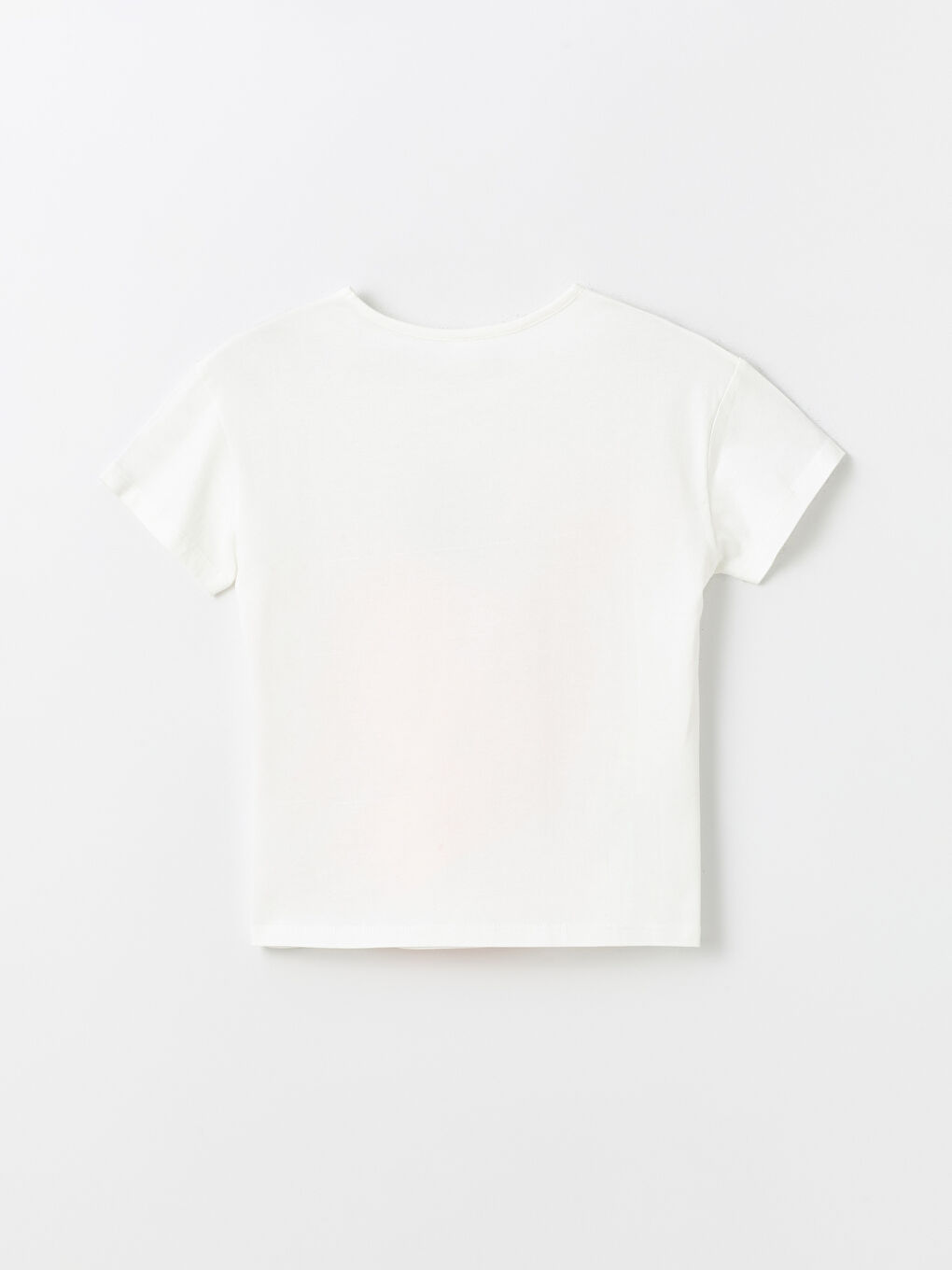 Crew Neck Printed Short Sleeve Baby Girl T-Shirt -S4FV78Z1-R9J