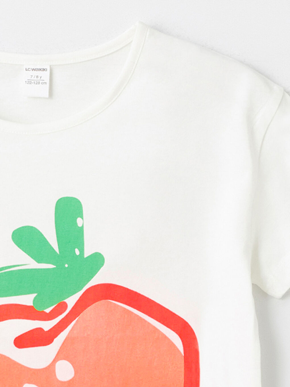 Crew Neck Printed Short Sleeve Baby Girl T-Shirt -S4FV78Z1-R9J