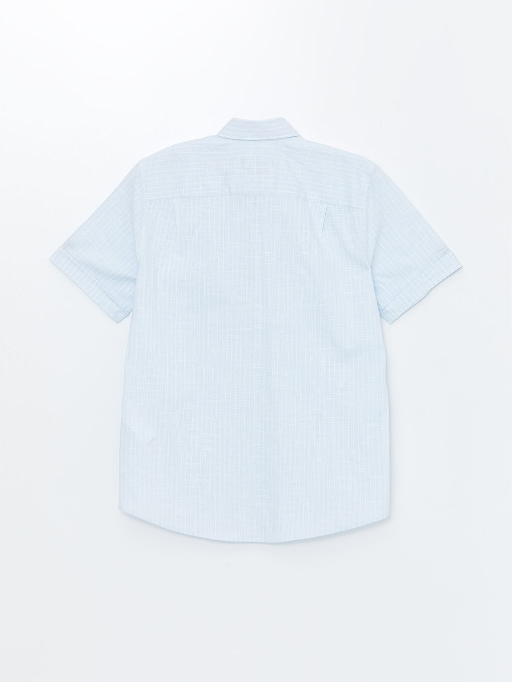Regular Fit Short Sleeve Patterned Men's Shirt -S4FY46Z8-LEN