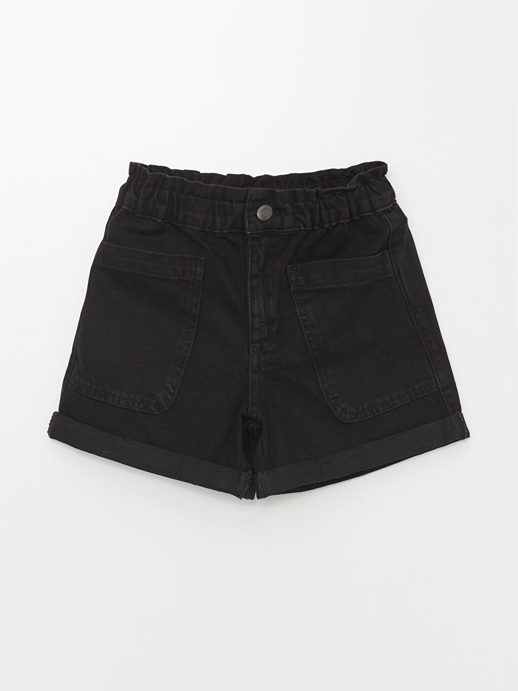 Elastic Waist Girl Jean Short -S4G003Z4-326