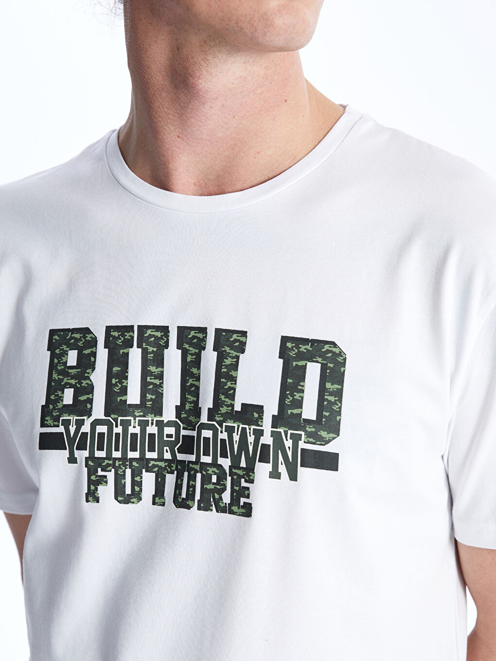 Beyaz Standart Kalıp Erkek Pijama Takımı-2