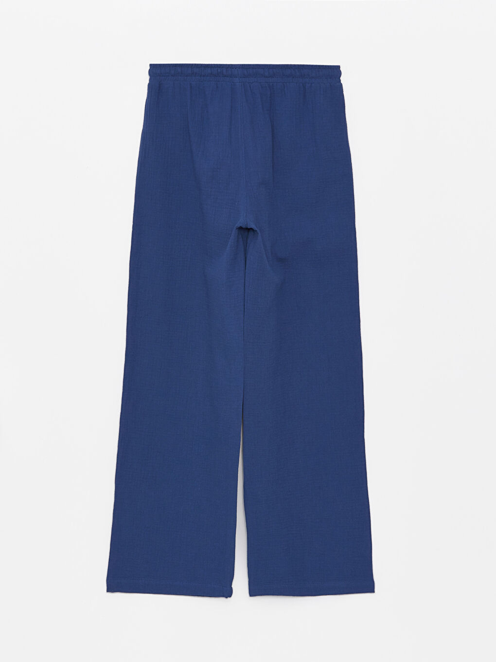 LCWAIKIKI Classic Elasticated Waist Textured Wide Leg Women's Trousers -S4G014Z8-YA7