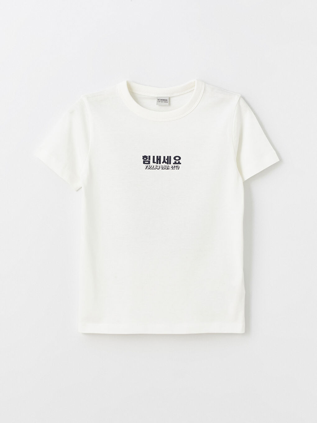 Crew Neck Printed Short Sleeve Boys' T-Shirt -S4G015Z4-R9J