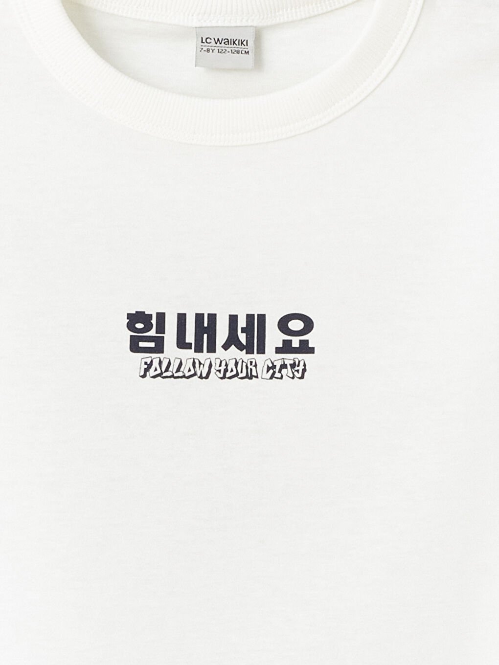 Crew Neck Printed Short Sleeve Boys' T-Shirt -S4G015Z4-R9J