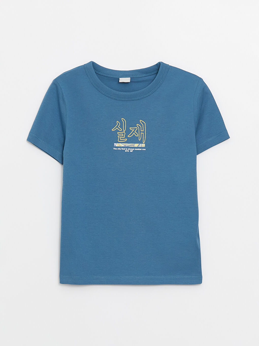 Crew Neck Printed Short Sleeve Boys' T-Shirt -S4G018Z4-HHP