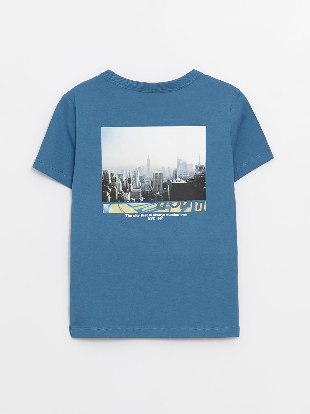 Crew Neck Printed Short Sleeve Boys' T-Shirt -S4G018Z4-HHP
