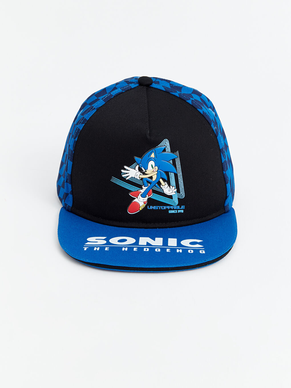 Lacivert Sonic Baskılı Erkek Çocuk Kep Şapka