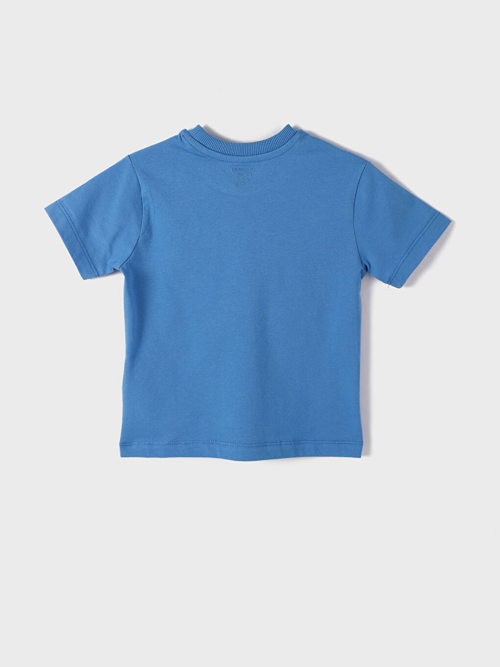 تيشيرت ياقة دائرية كم قصير للأولاد الرضع - عبوة من 2-2