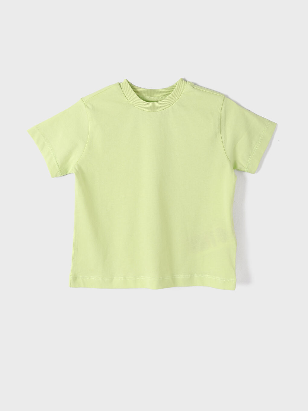 تيشيرت ياقة دائرية كم قصير للأولاد الرضع - عبوة من 2-5