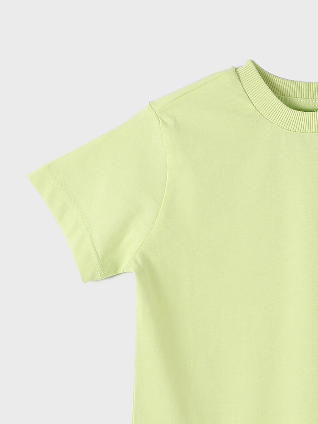 تيشيرت ياقة دائرية كم قصير للأولاد الرضع - عبوة من 2-8