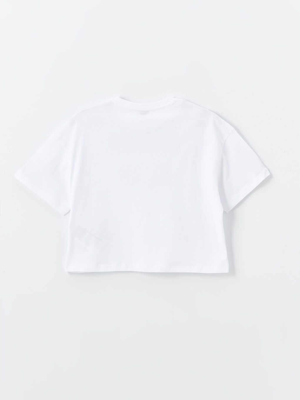 Crew Neck Printed Short Sleeve Girl T-shirt -S4G074Z4-Q6K