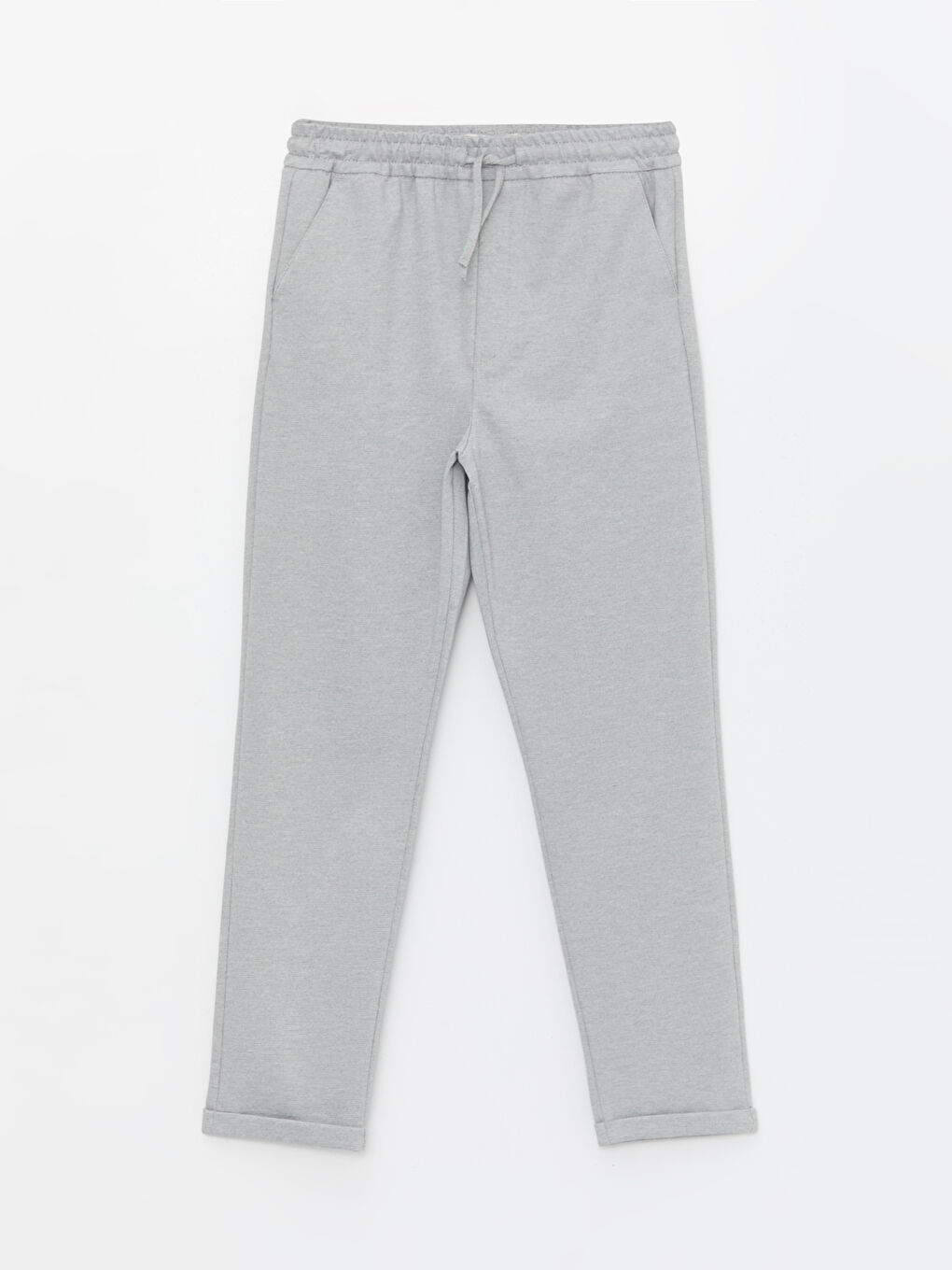 Gri Beli Lastikli Erkek Çocuk Pantolon