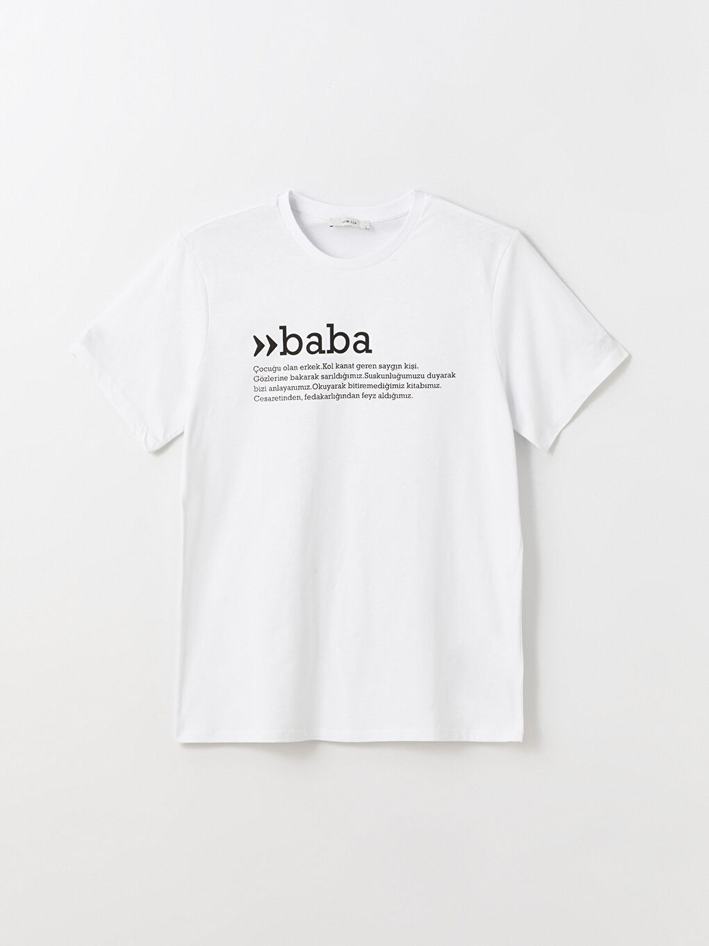 Crew Neck Short Sleeve Printed Combed Cotton Men's T-shirt-5