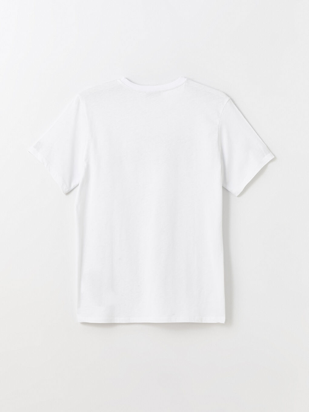 Crew Neck Short Sleeve Printed Combed Cotton Men's T-shirt-6