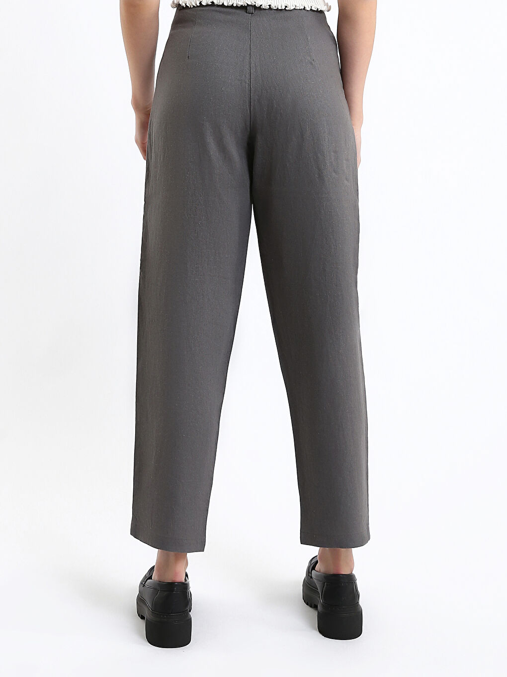 LCW Vision Locker Sitz Leinenmischung Hosen für Damen -S4G141Z8-R4Q