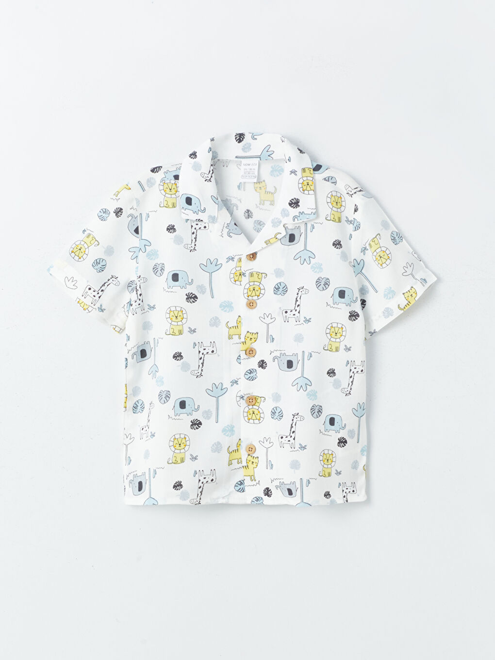 Short Sleeve  Printed Baby Boy Shirt -S4G143Z1-FFB
