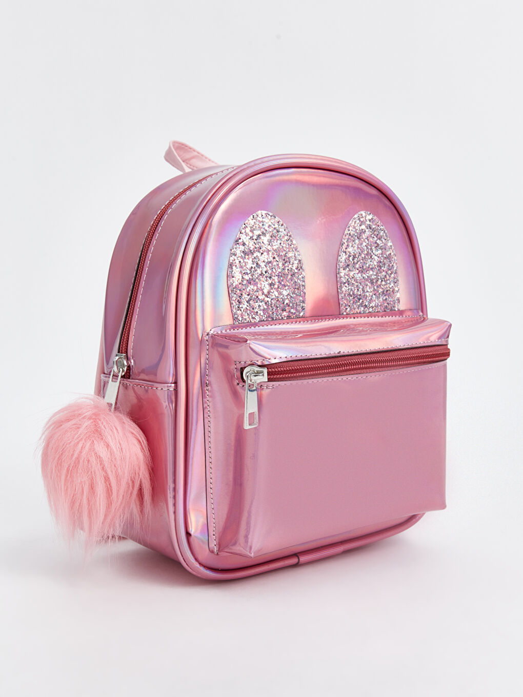 LC Waikiki Pom-Pom Detailed Girls' Backpack -S4G153Z4-R0H