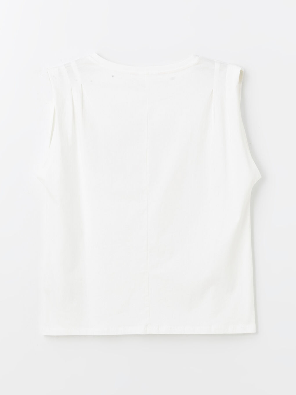 Ekru Bisiklet Yaka Baskılı Kadın Pijama Üstü-1