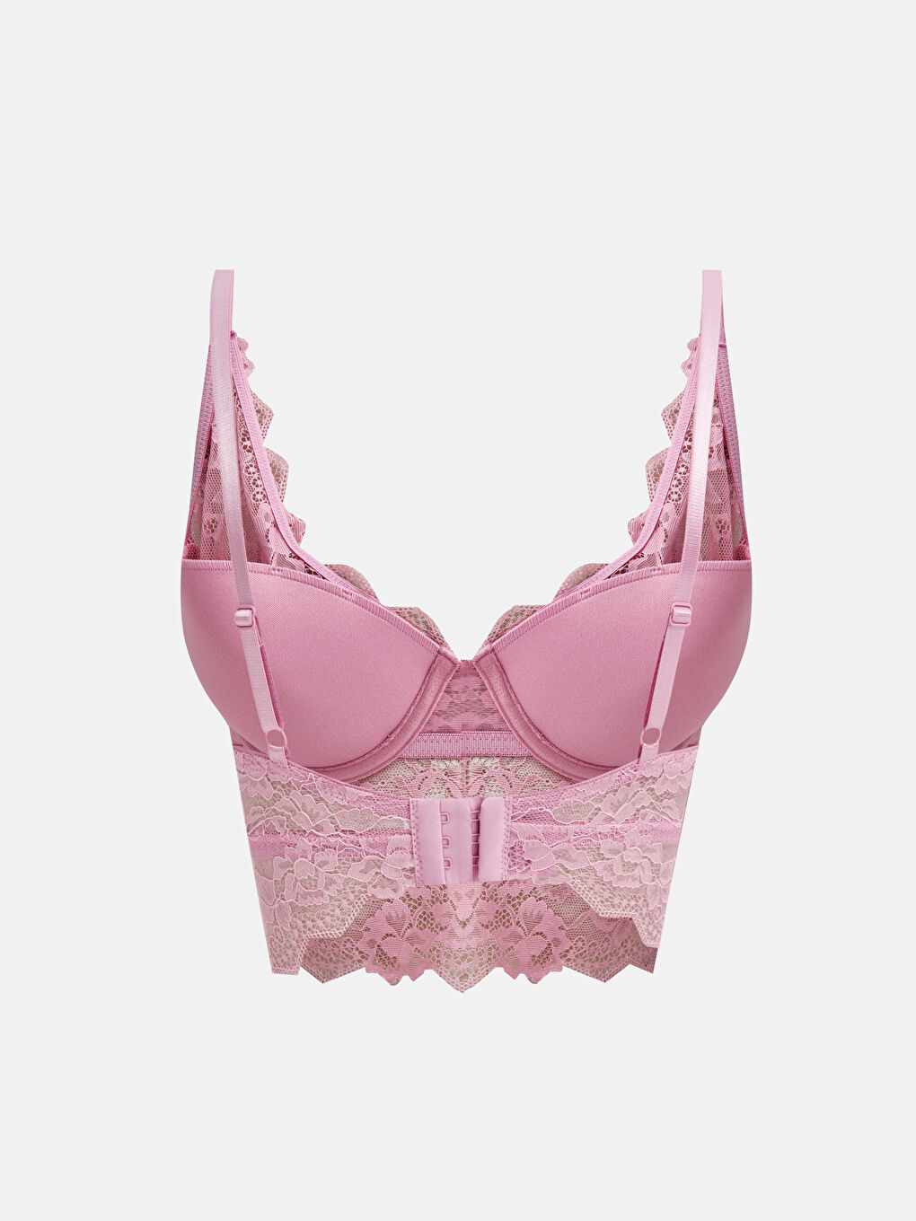 Wired Lightly Padded Lace Bralette -S4G215Z8-G4X