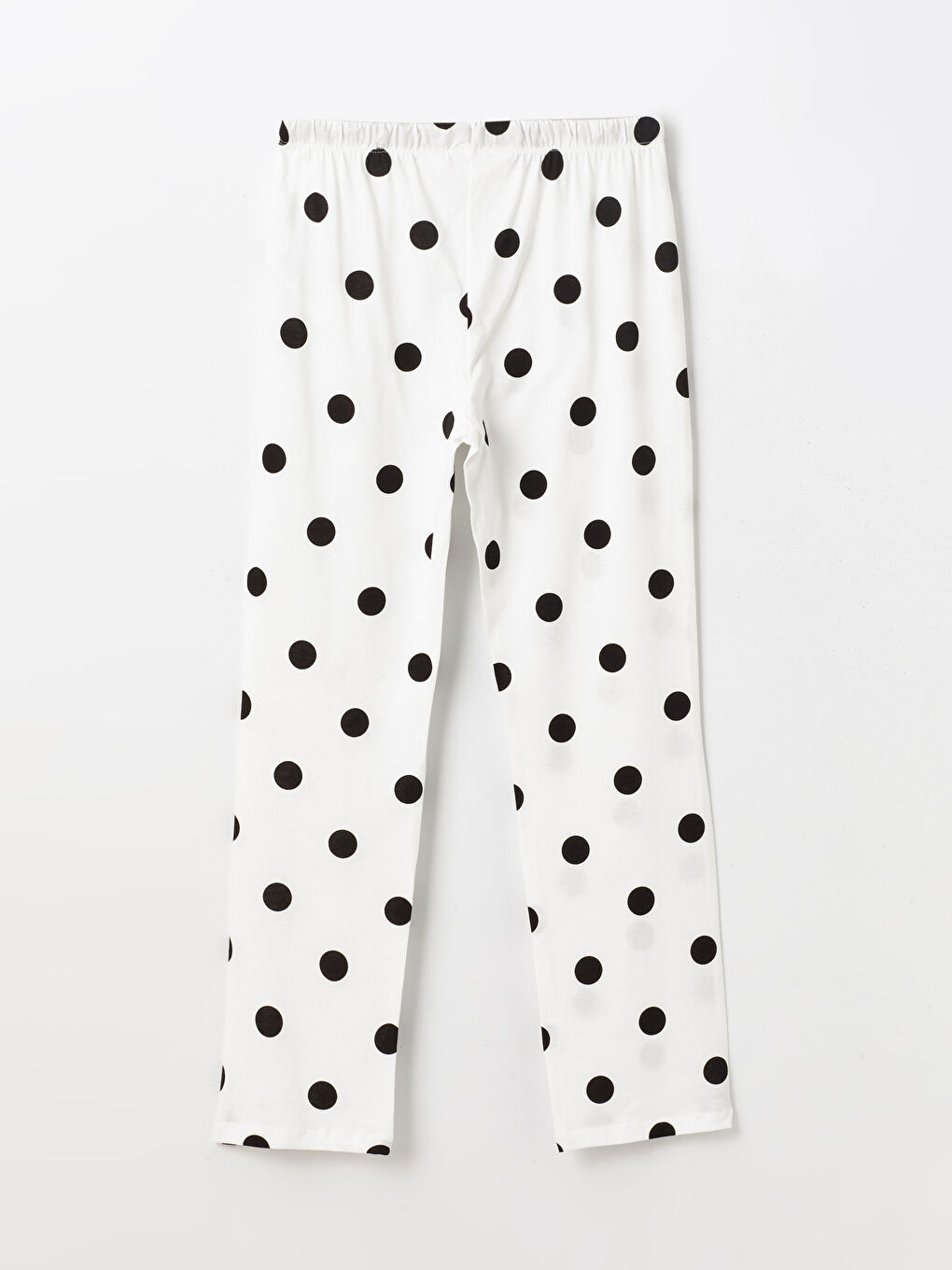 Elastic Waist Polka Dot Women's Pajama Bottoms -S4G218Z8-LRA