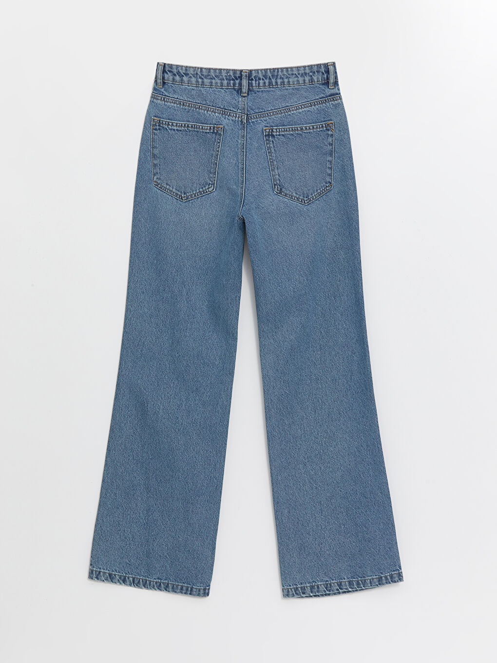 LC Waikiki Wideleg Ripped Detailed Women's Jeans -S4G230Z8-311