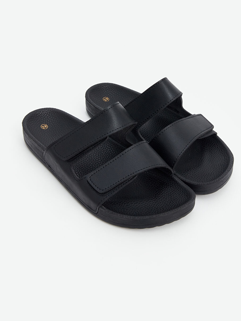 Leather Look Men's Velcro Sandals -S4G323Z8-HUC