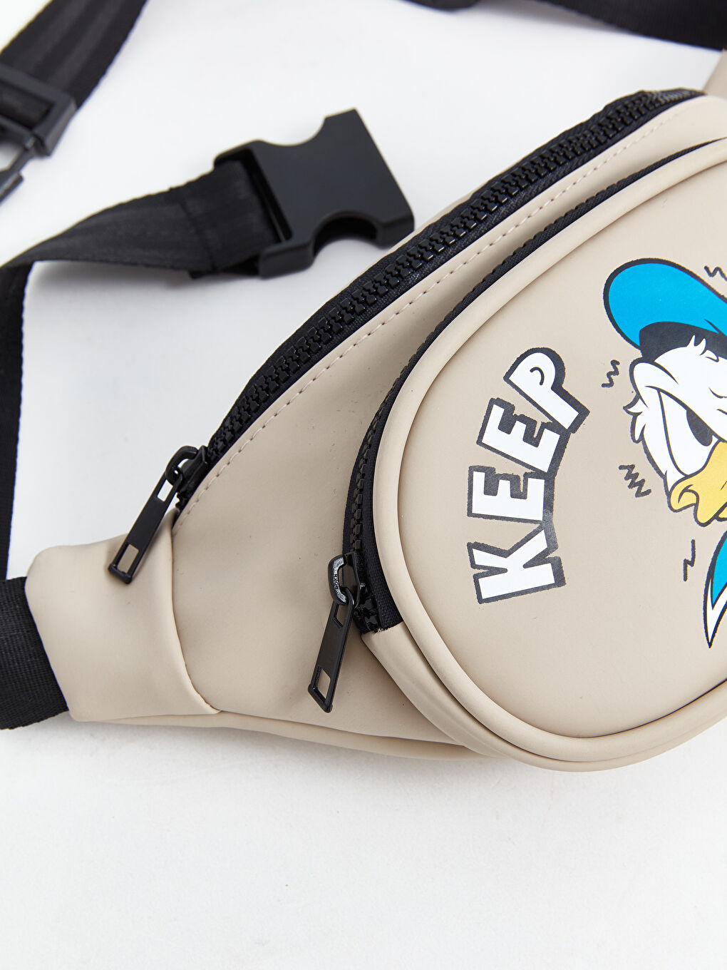 LCW ACCESSORIES Açık Bej Donald Duck Baskılı Erkek Çocuk Bel Çantası - 1