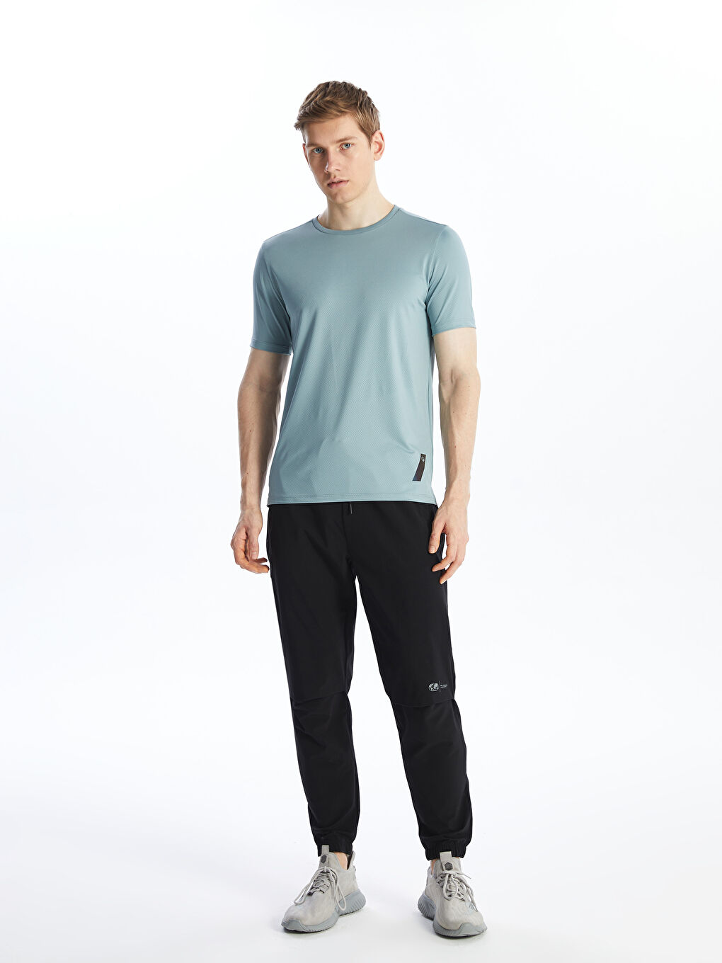 Mavi DRY-TECH Bisiklet Yaka Kısa Kollu Erkek Spor Tişört-2