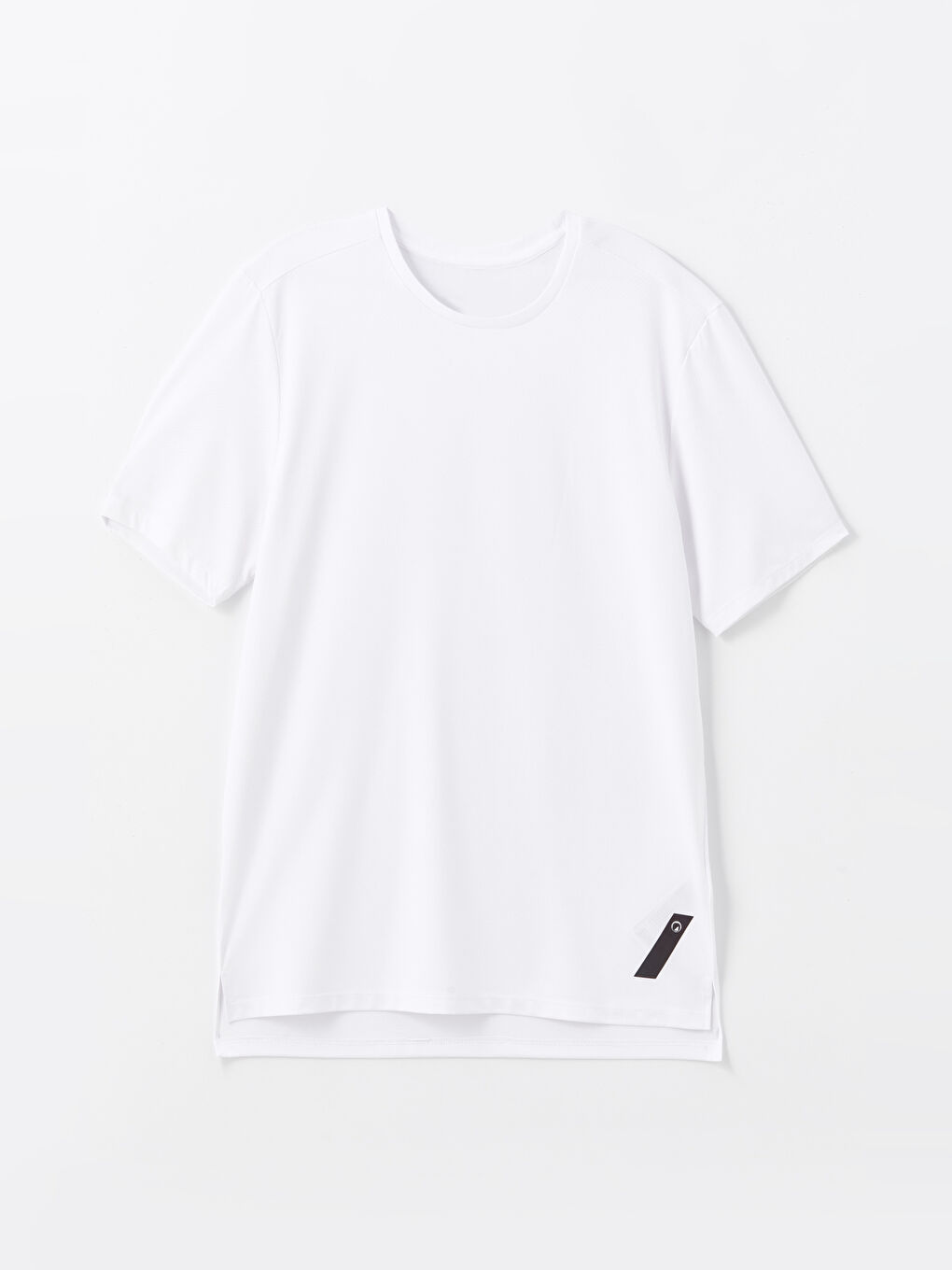 تيشيرت رياضي للرجال بأكمام قصيرة ورقبة دائرية بتقنية دراي-تك-5