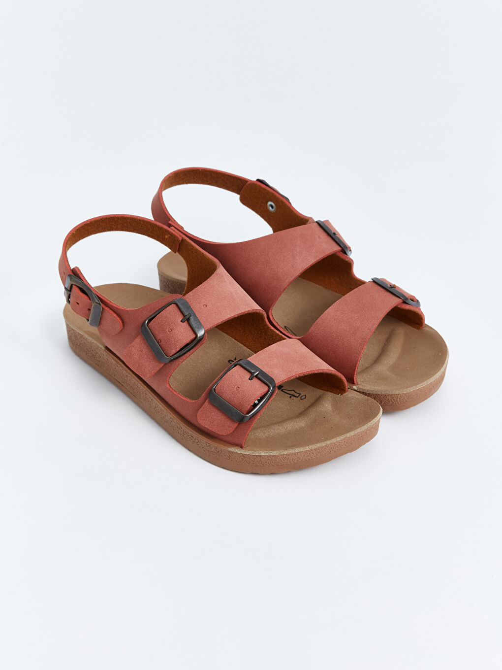Women's Double Banded Velcro Sandals -S4G427Z8-S0R