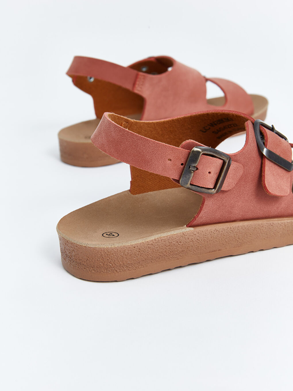 Women's Double Banded Velcro Sandals -S4G427Z8-S0R
