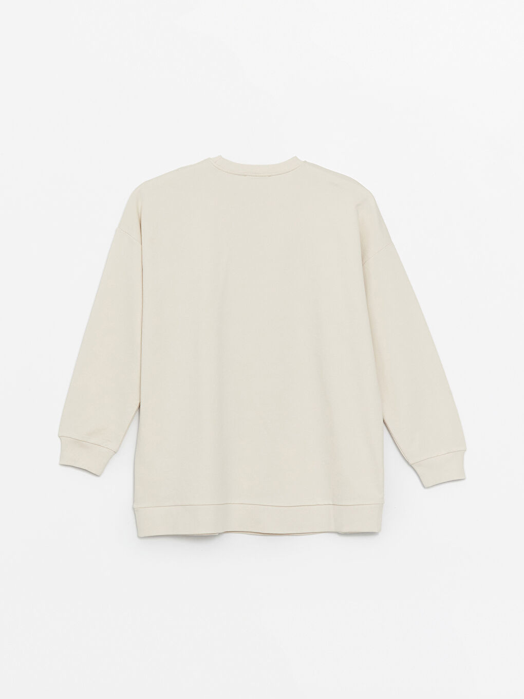 Tunique Sweat-Shirt pour Femmes Imprimée Col Rond Surdimensionnée-6