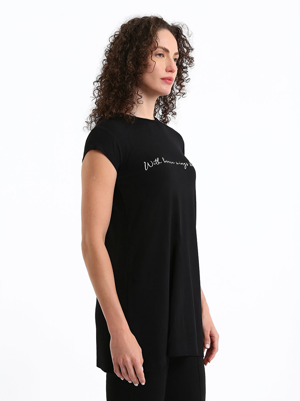 تونیک قۆڵ کورت چاپکراو یه‌خه‌ خڕ بۆ ژنان-5