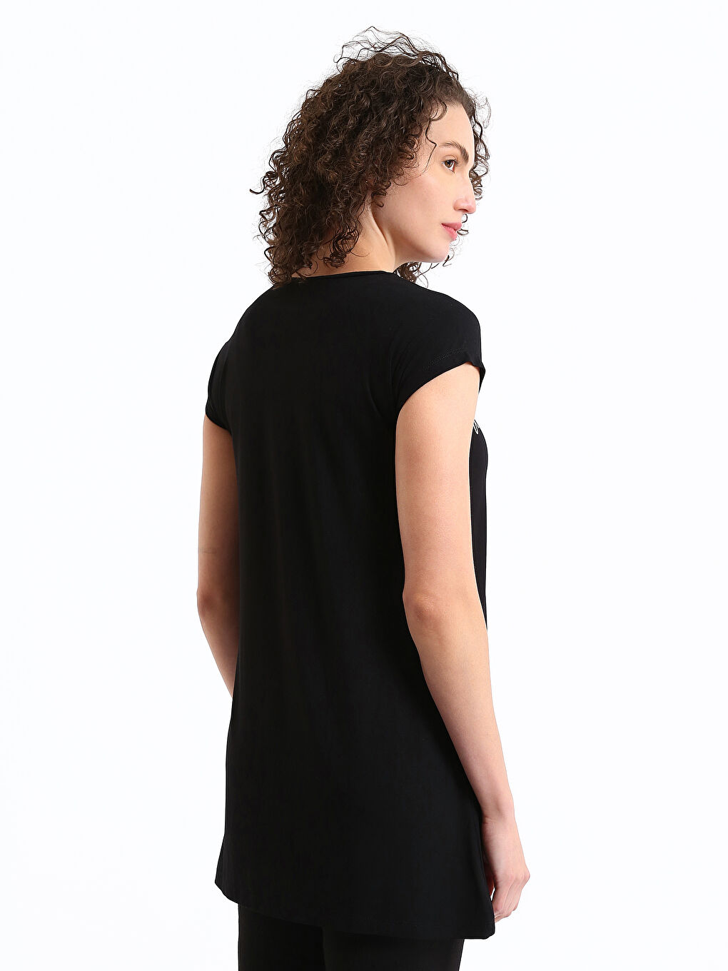 تونیک قۆڵ کورت چاپکراو یه‌خه‌ خڕ بۆ ژنان-8