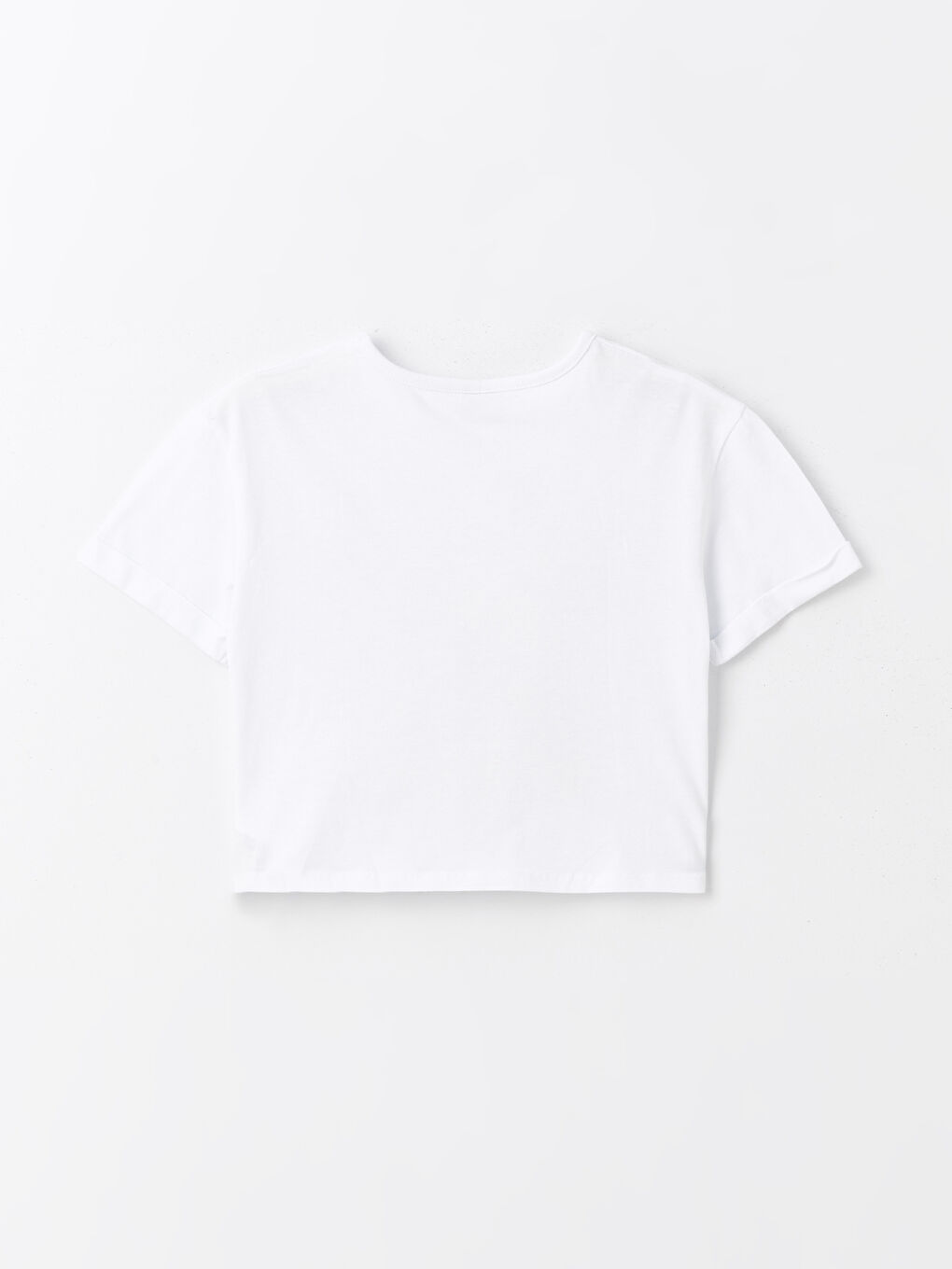 Crew Neck Printed Short Sleeve Girl T-shirt -S4G455Z4-J5E