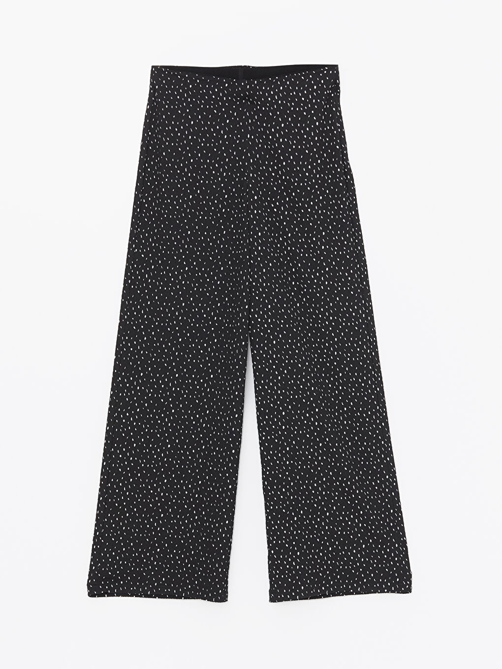 Wide Leg Women Pants With Elastic Waist Pattern -S4G473Z8-LQJ