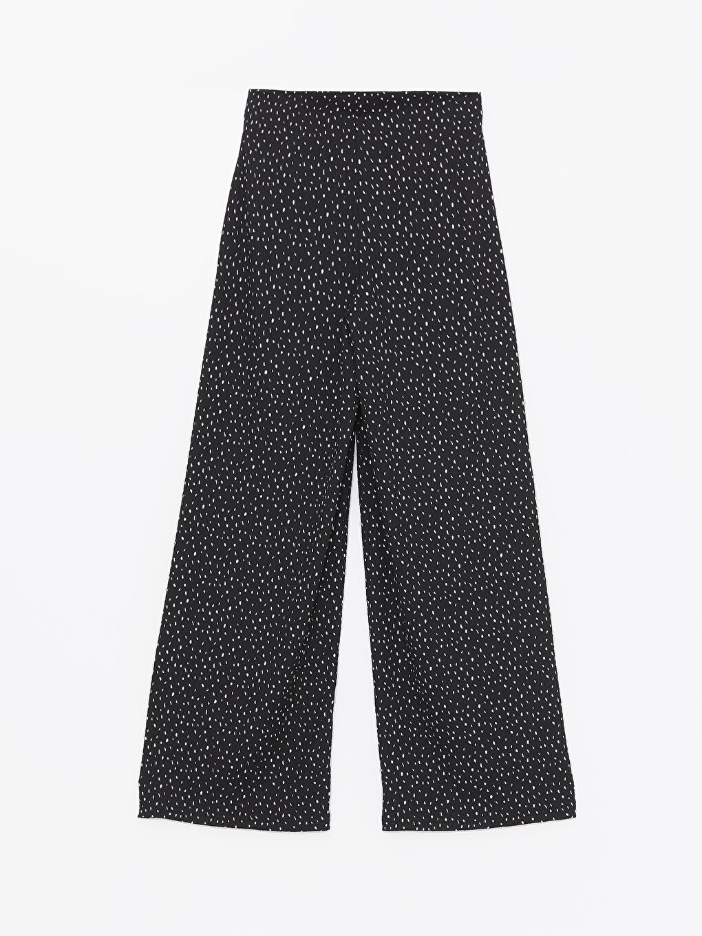 Wide Leg Women Pants With Elastic Waist Pattern -S4G473Z8-LQJ