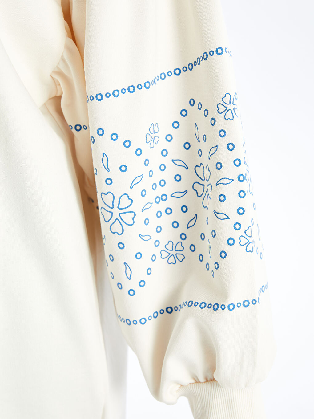 Tunique Sweatshirt Imprimée à Col Rond pour Femmes-3