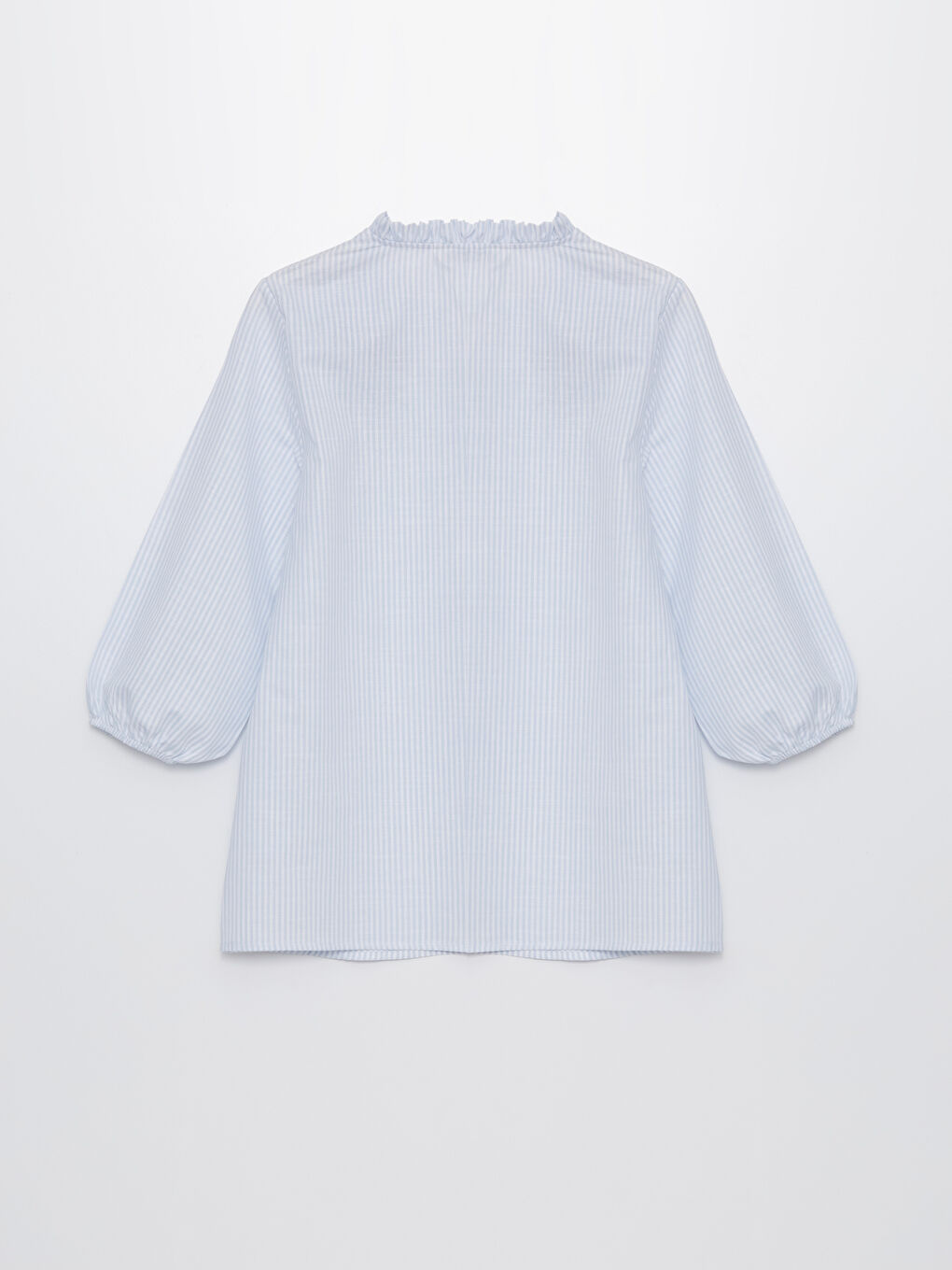 Henley Neckline Embroidered Women's Shirt -S4G550Z8-LEH
