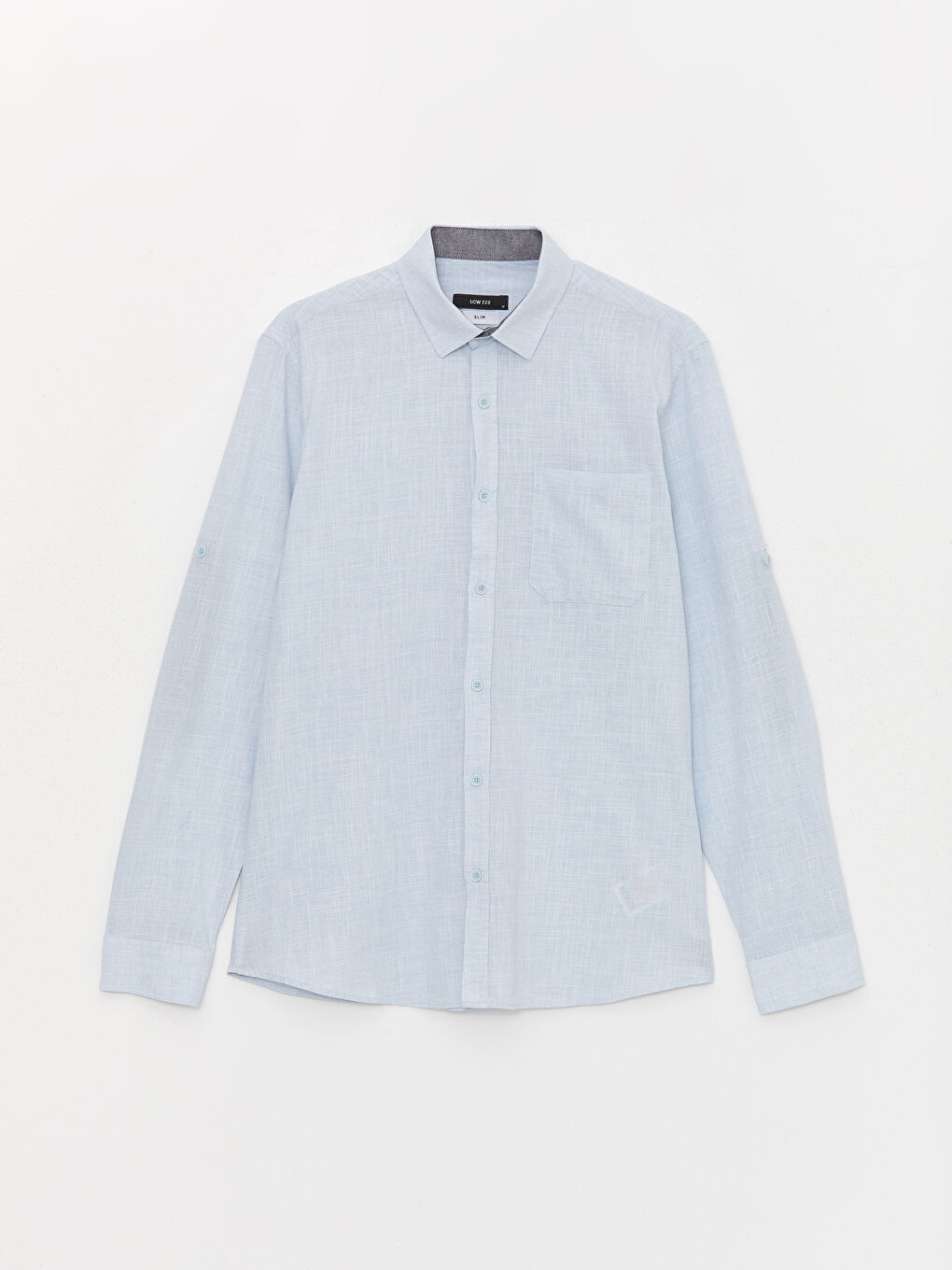 Mavi Slim Fit Uzun Kollu Erkek Gömlek-5