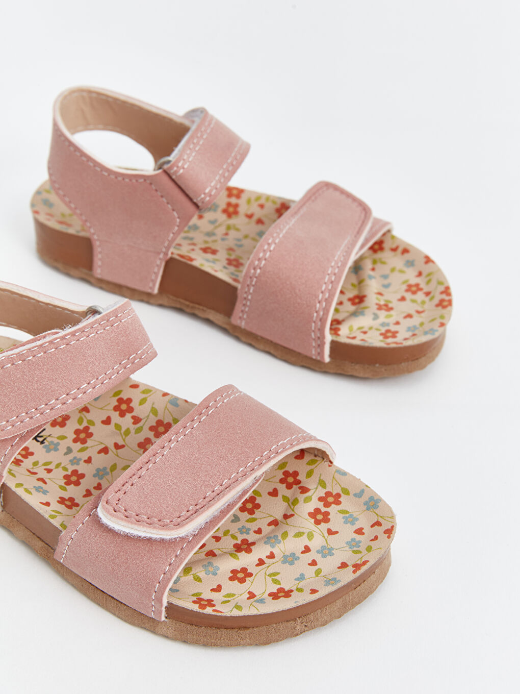 Floral Pattern Baby Girls' Sandals-2