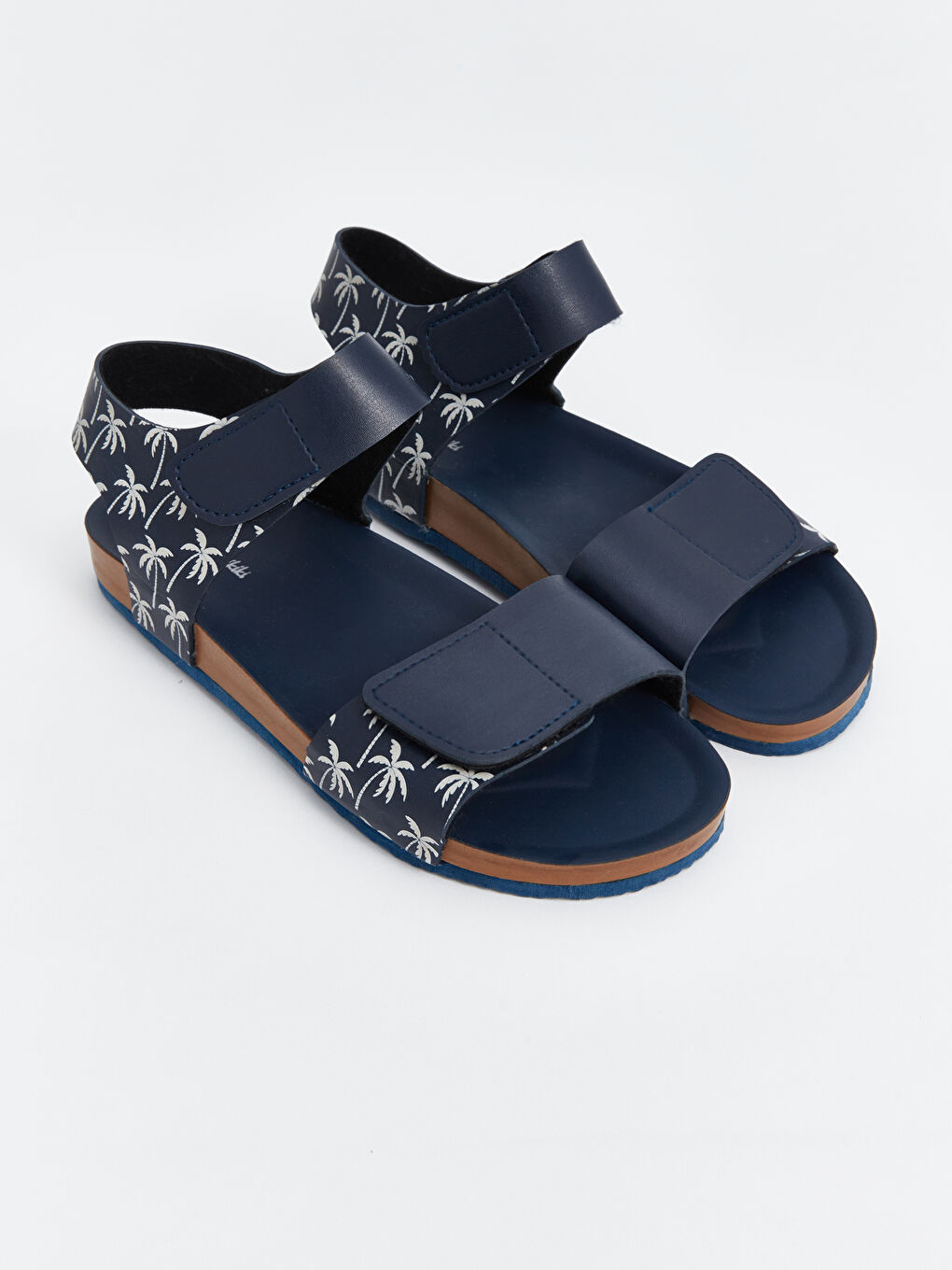 Cross Strap Printed Boys' Sandals