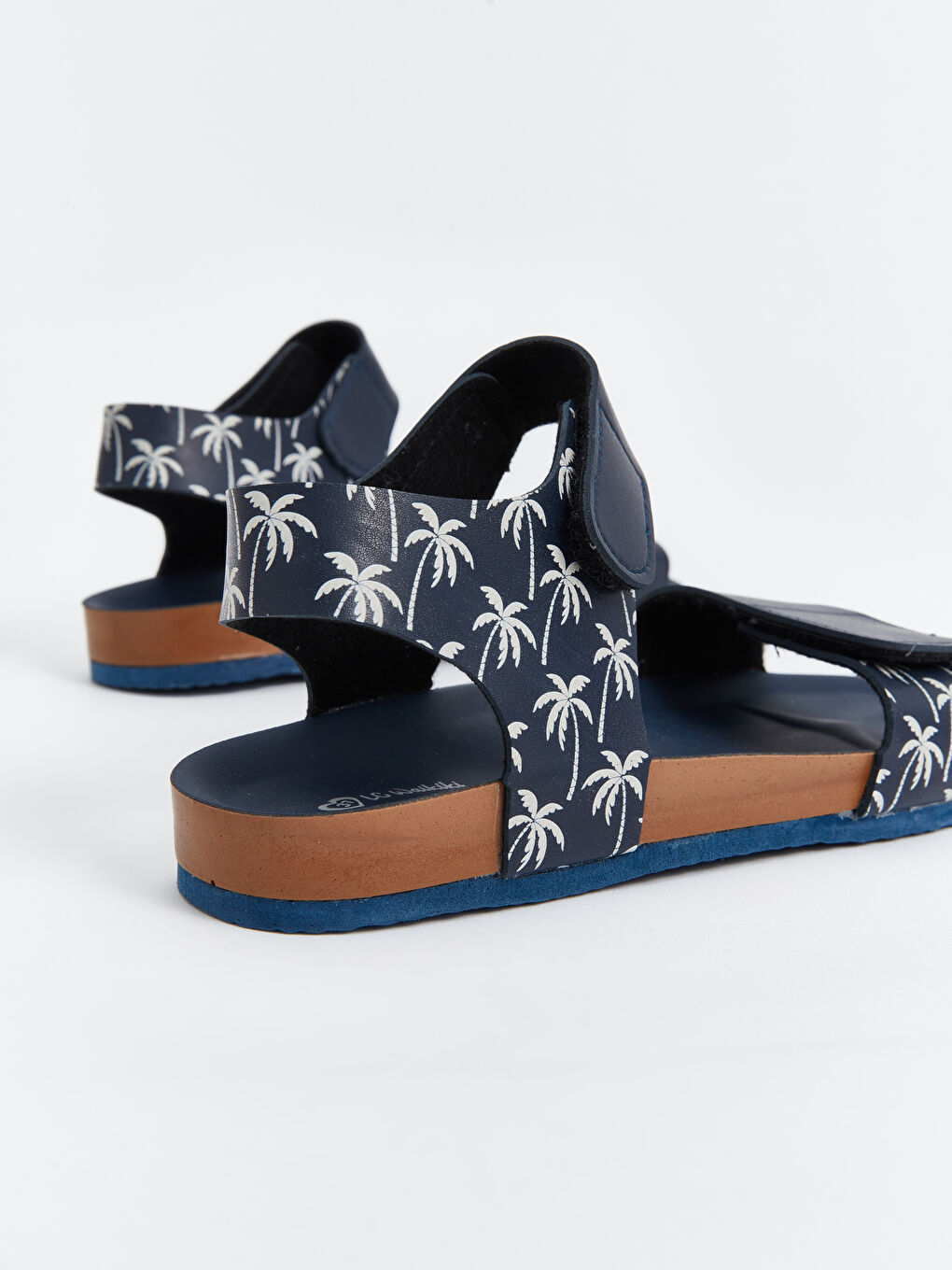 Cross Strap Printed Boys' Sandals-4