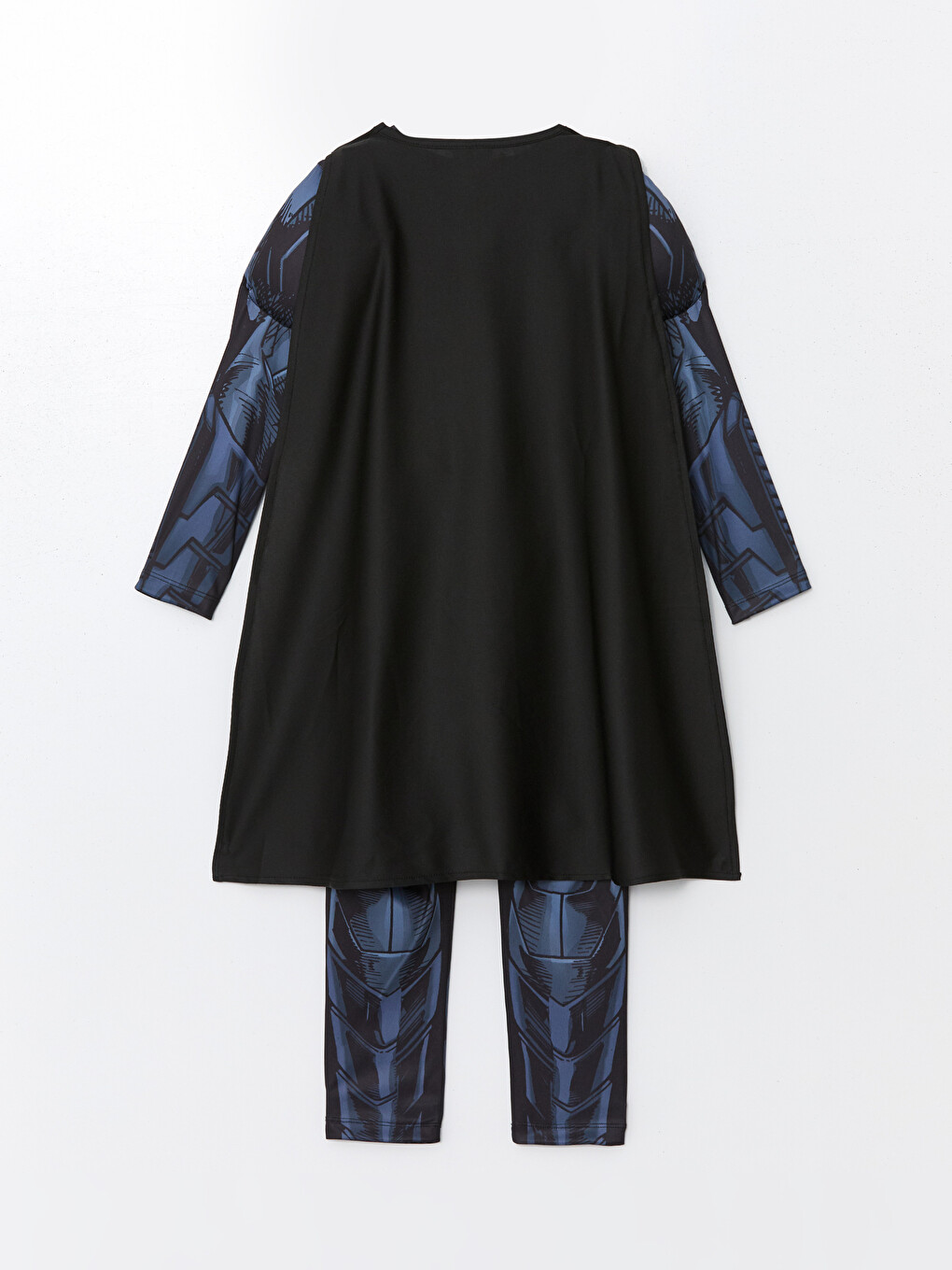 Crew Neck Long Sleeve Boys' Batman Costume-1
